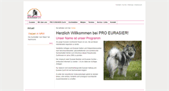 Desktop Screenshot of proeurasier.de