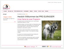 Tablet Screenshot of proeurasier.de